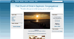 Desktop Screenshot of firstchurchsaybrook.org